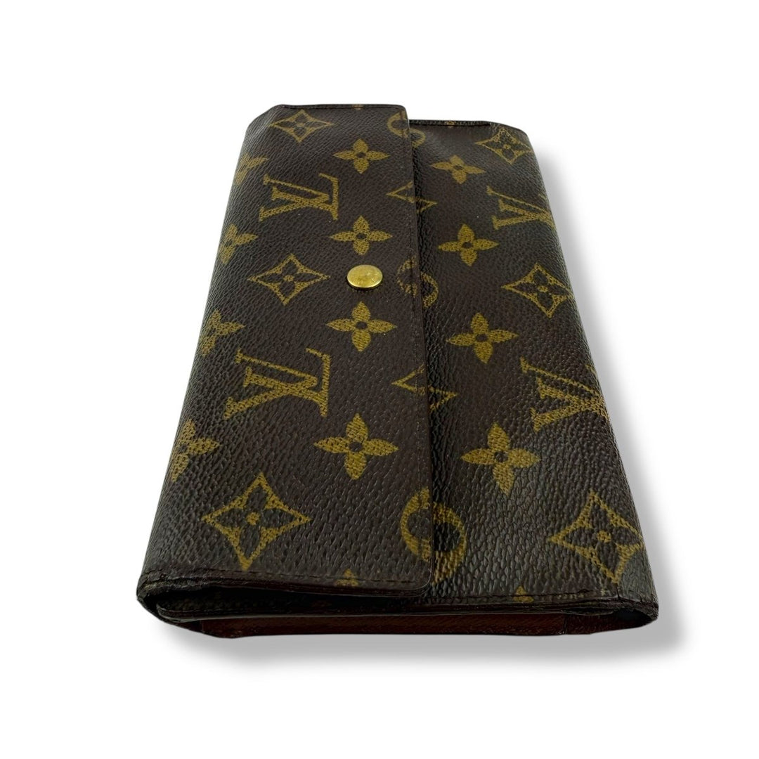 Louis Vuitton Trifold Brown Monogram Femme Wallet - Lux Central