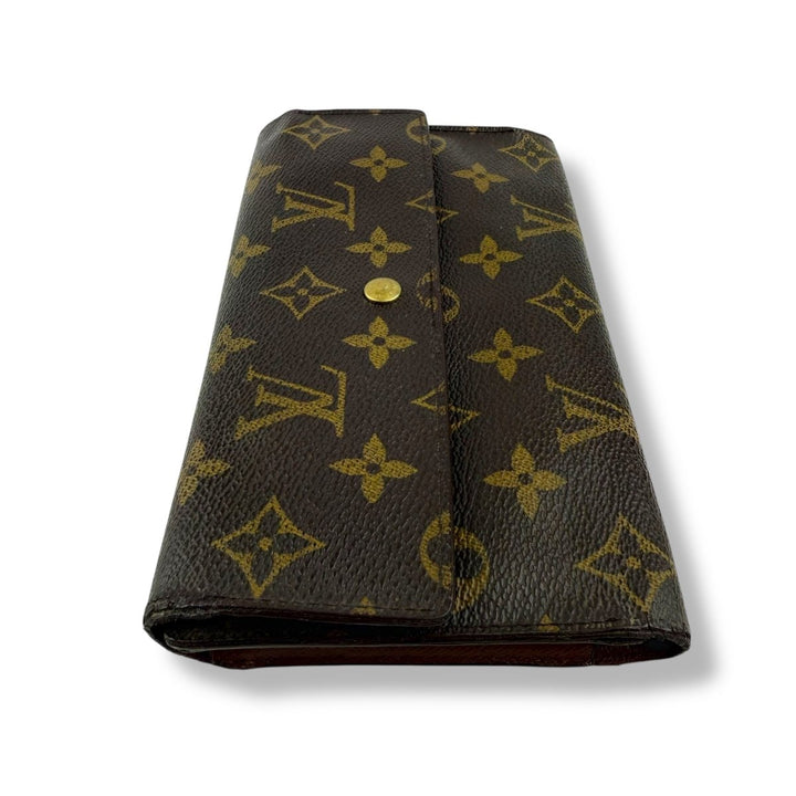 Louis Vuitton Trifold Brown Monogram Femme Wallet - Lux Central