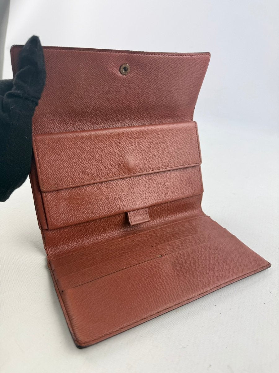 Louis Vuitton Trifold Brown Monogram Femme Wallet - Lux Central