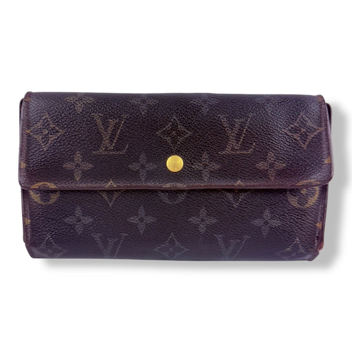 Louis Vuitton Trifold Brown Monogram Femme Wallet - Lux Central