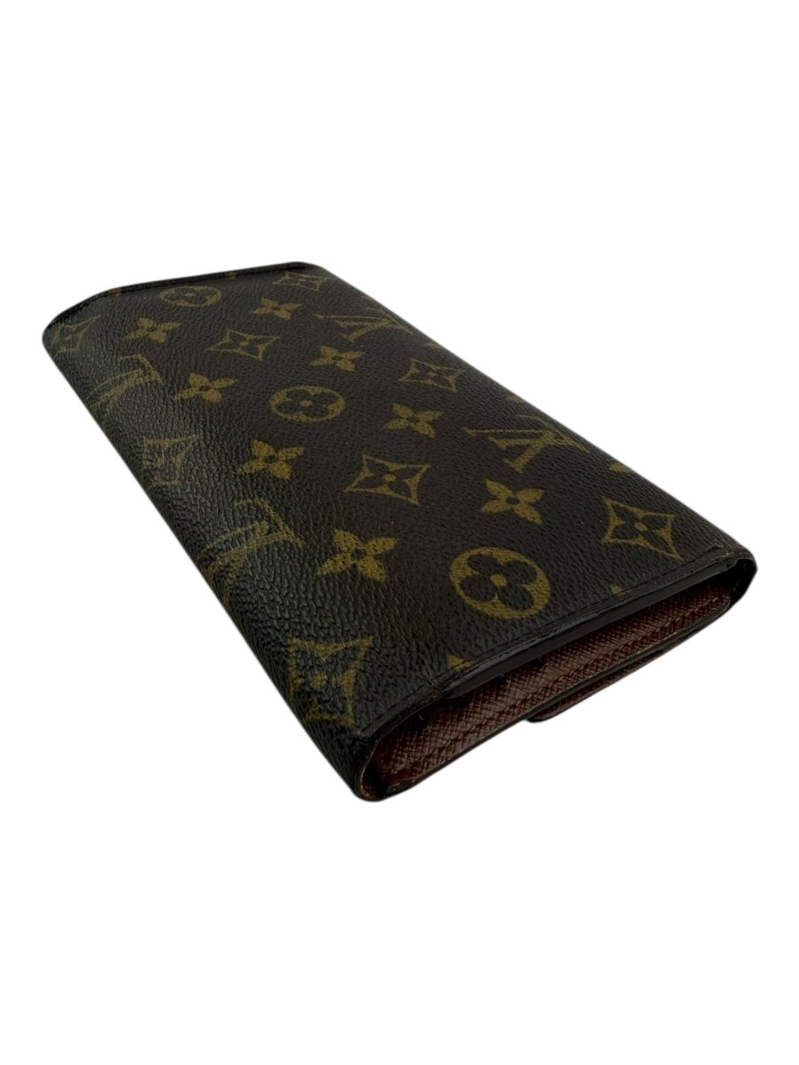 Louis Vuitton Trifold Brown Monogram Femme Wallet - Lux Central