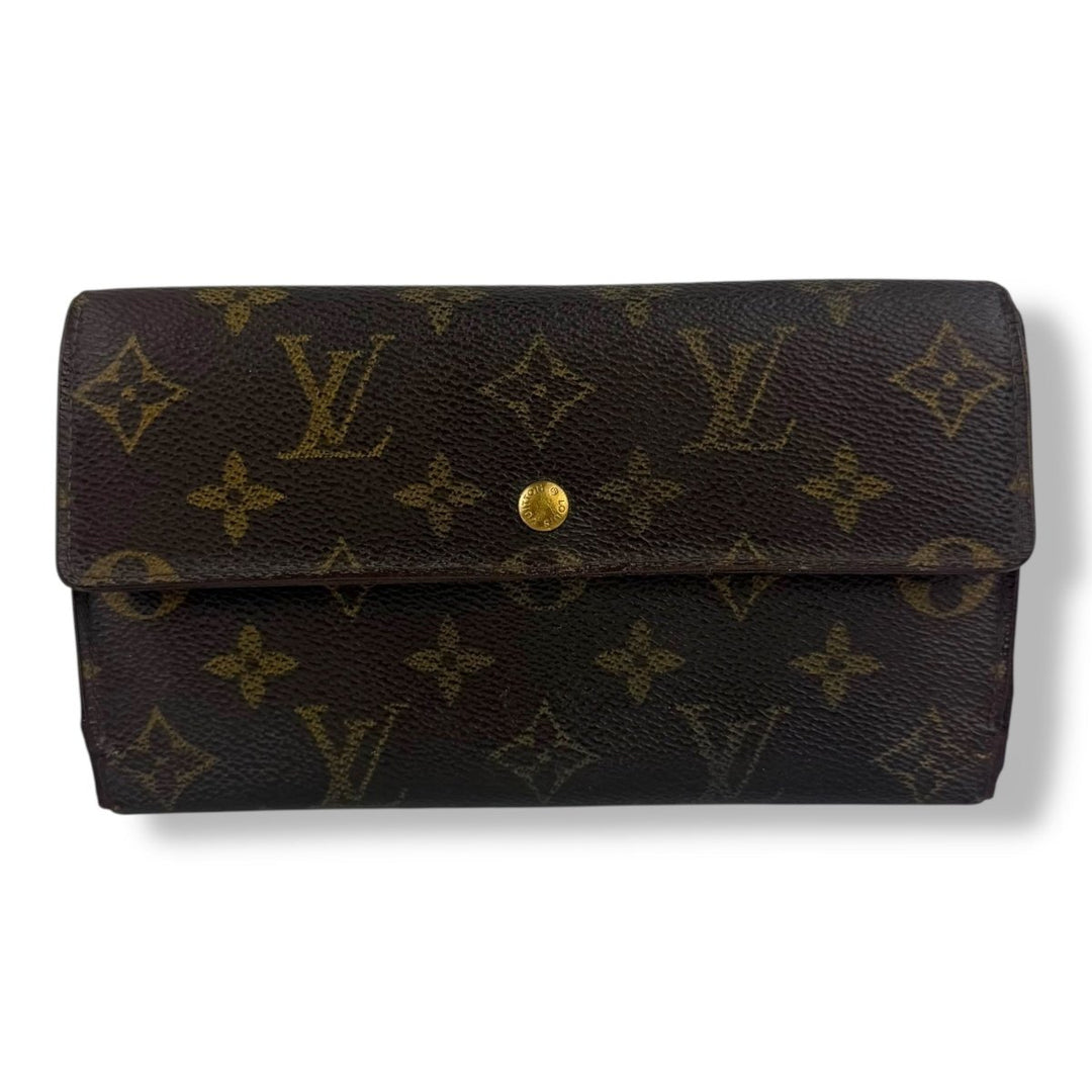 Louis Vuitton Trifold Brown Monogram Femme Wallet - Lux Central