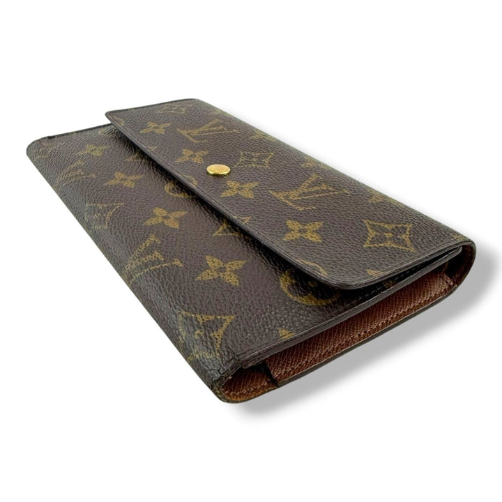 Louis Vuitton Trifold Brown Monogram Femme Wallet - Lux Central