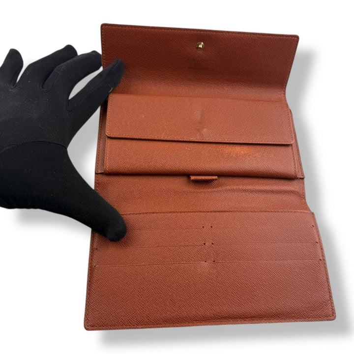 Louis Vuitton Trifold Brown Monogram Femme Wallet - Lux Central