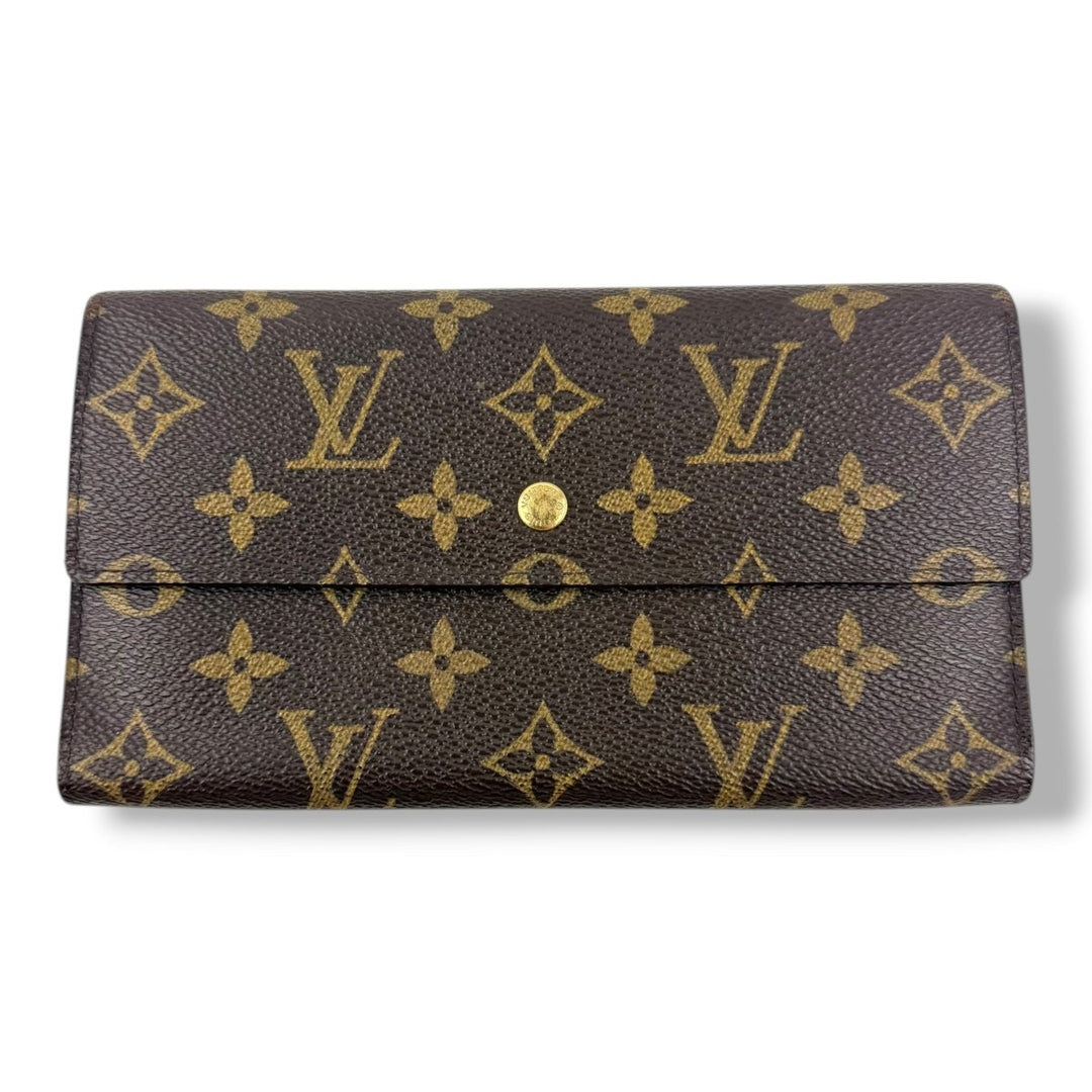 Louis Vuitton Trifold Brown Monogram Femme Wallet - Lux Central