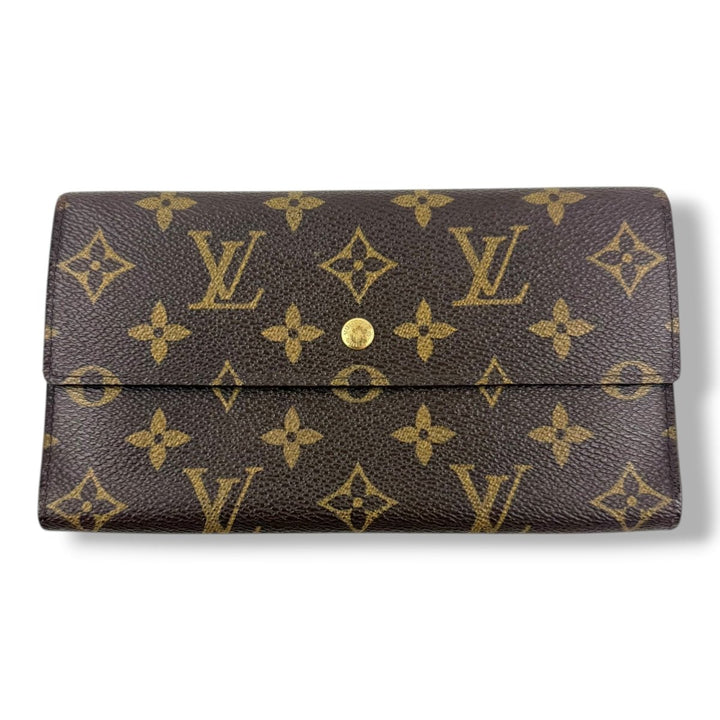 Louis Vuitton Trifold Brown Monogram Femme Wallet - Lux Central
