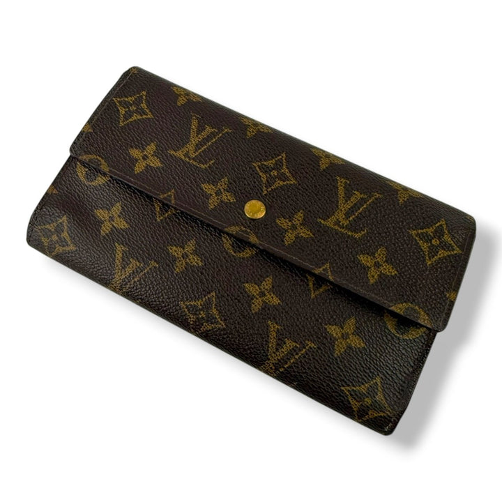 Louis Vuitton Trifold Brown Monogram Femme Wallet - Lux Central