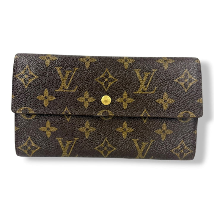 Louis Vuitton Trifold Brown Monogram Femme Wallet - Lux Central