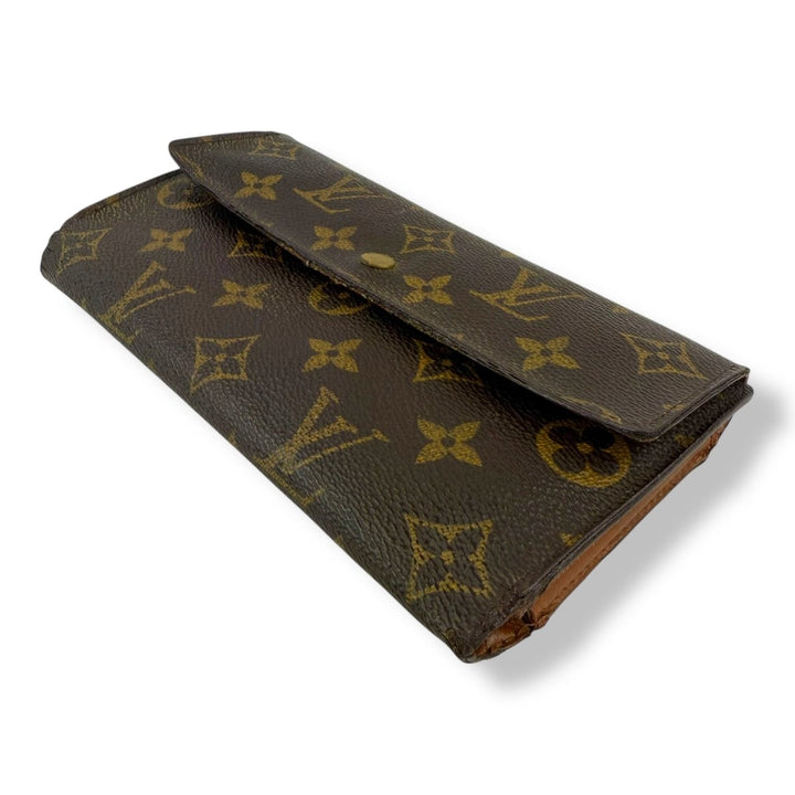 Louis Vuitton Trifold Brown Monogram Femme Wallet - Lux Central