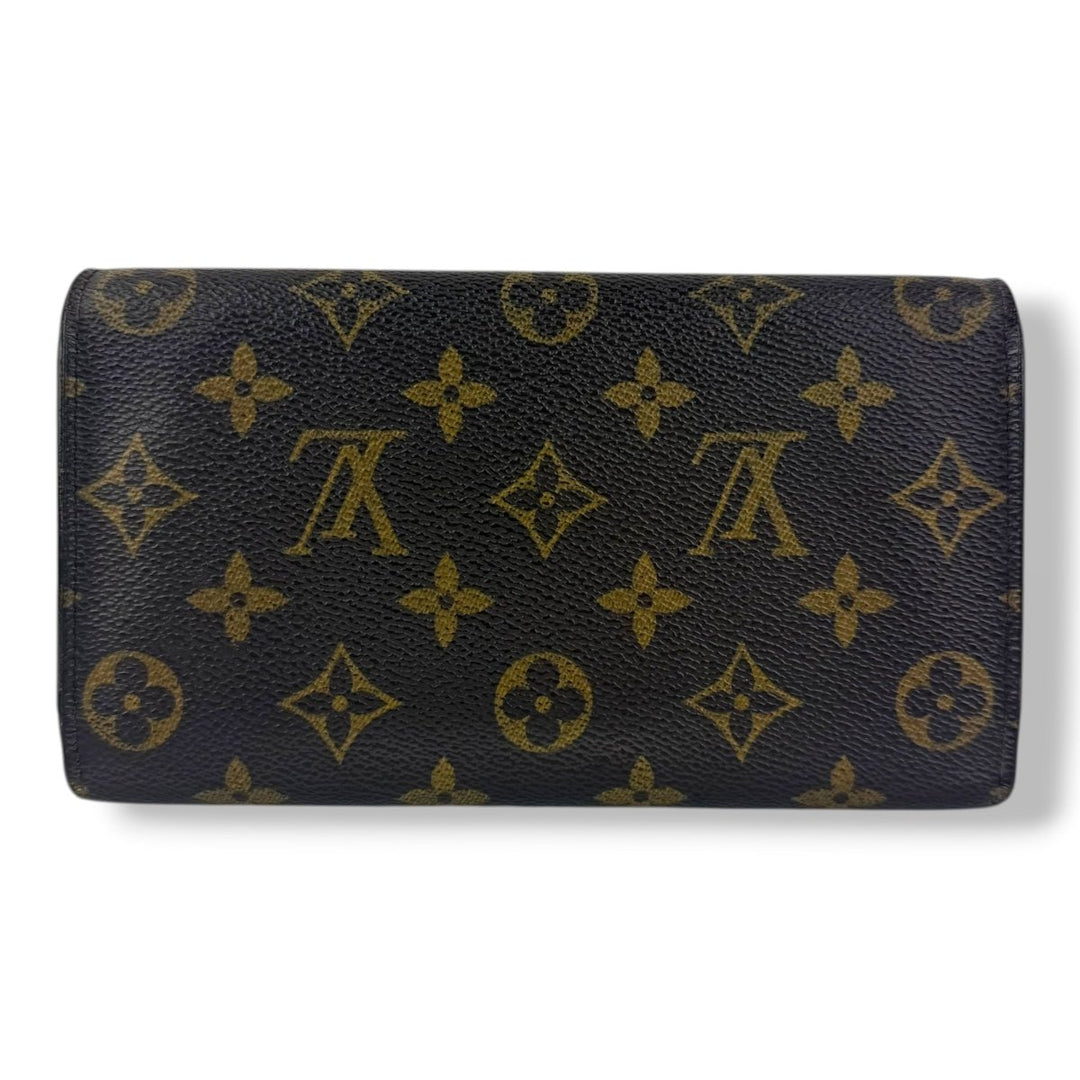 Louis Vuitton Trifold Brown Monogram Femme Wallet - Lux Central