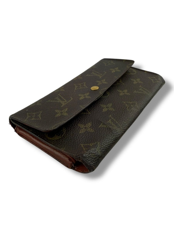 Louis Vuitton Trifold Brown Monogram Femme Wallet - Lux Central
