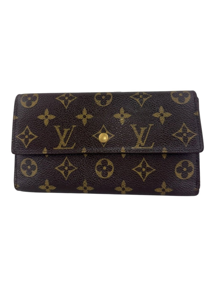 Louis Vuitton Trifold Brown Monogram Femme Wallet - Lux Central