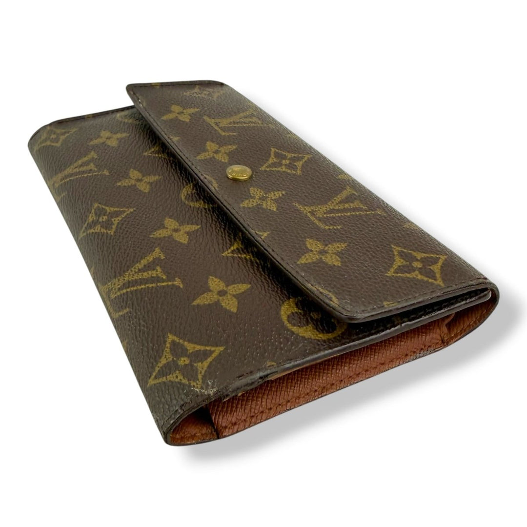 Louis Vuitton Trifold Brown Monogram Femme Wallet - Lux Central
