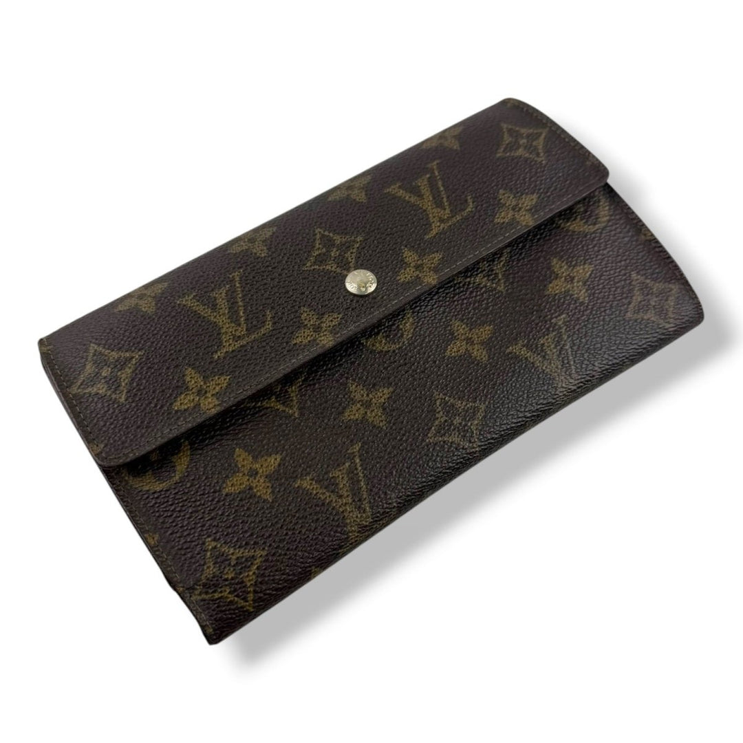 Louis Vuitton Trifold Brown Monogram Femme Wallet - Lux Central