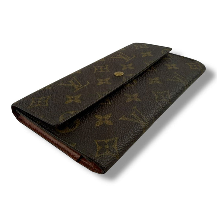 Louis Vuitton Trifold Brown Monogram Femme Wallet - Lux Central