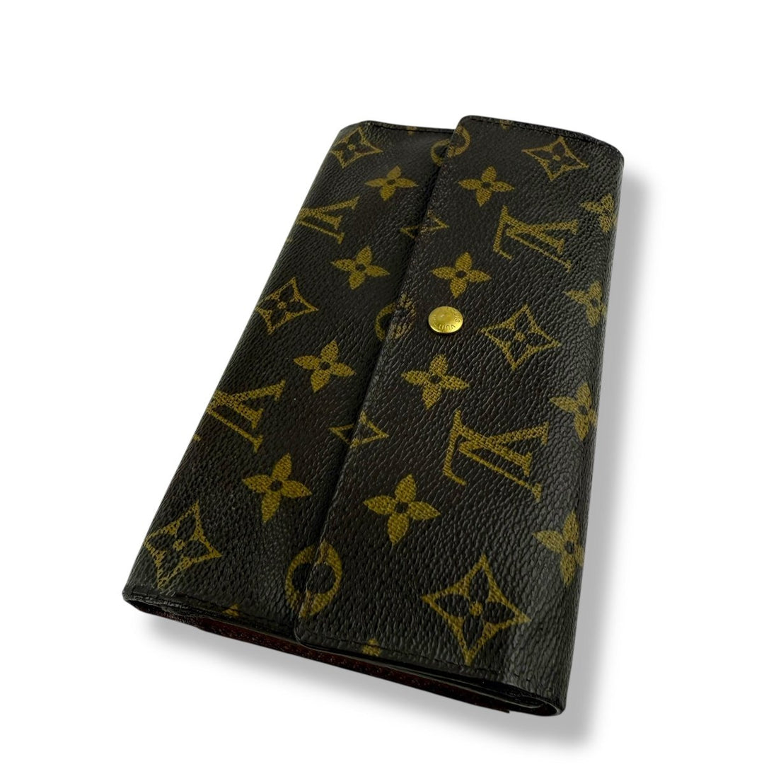 Louis Vuitton Trifold Brown Monogram Femme Wallet - Lux Central