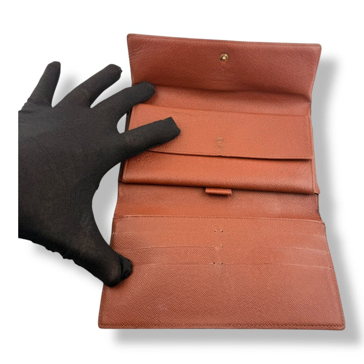 Louis Vuitton Trifold Brown Monogram Femme Wallet - Lux Central