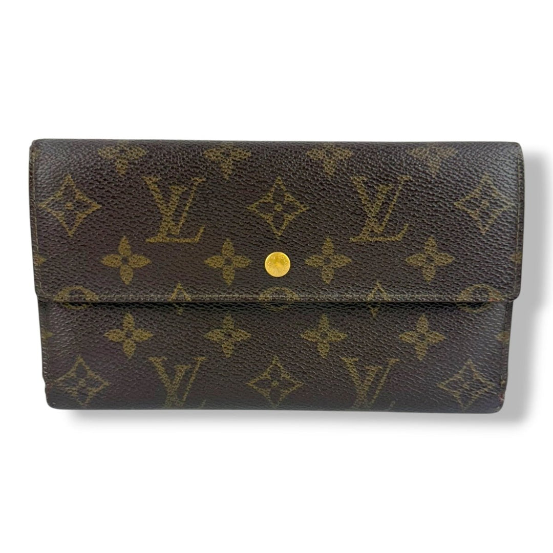 Louis Vuitton Trifold Brown Monogram Femme Wallet - Lux Central