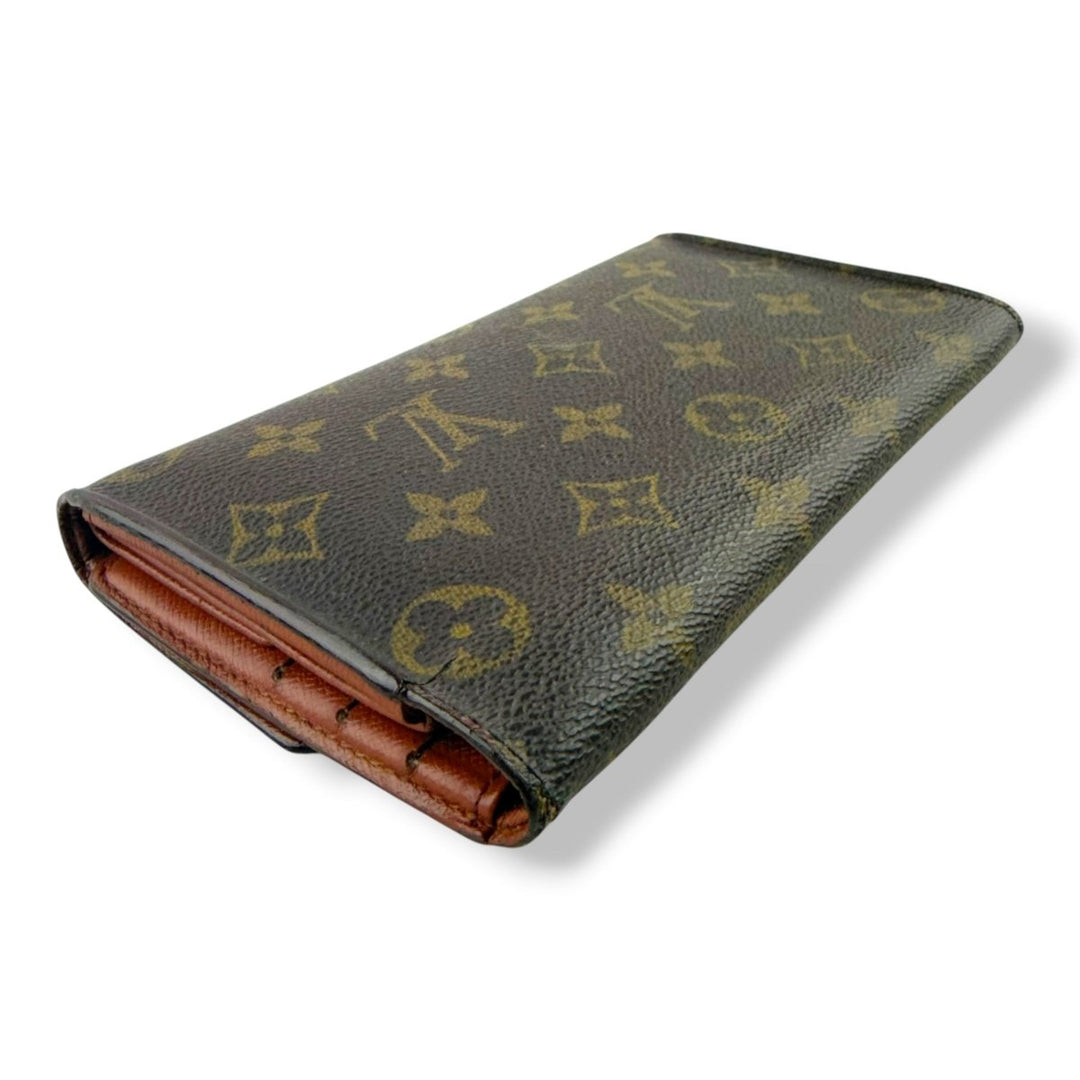 Louis Vuitton Trifold Brown Monogram Femme Wallet - Lux Central
