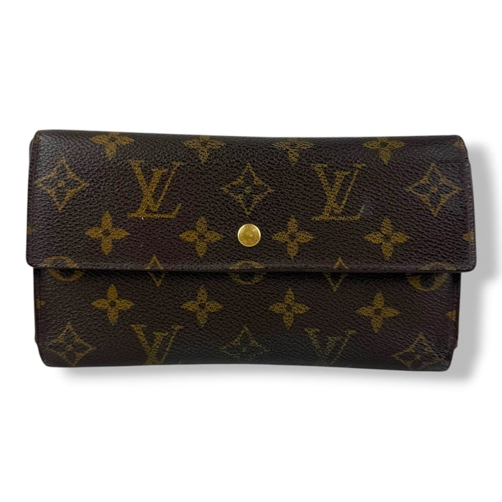 Louis Vuitton Trifold Brown Monogram Femme Wallet - Lux Central