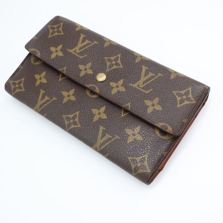 Louis Vuitton Trifold Brown Monogram Femme Wallet - Lux Central