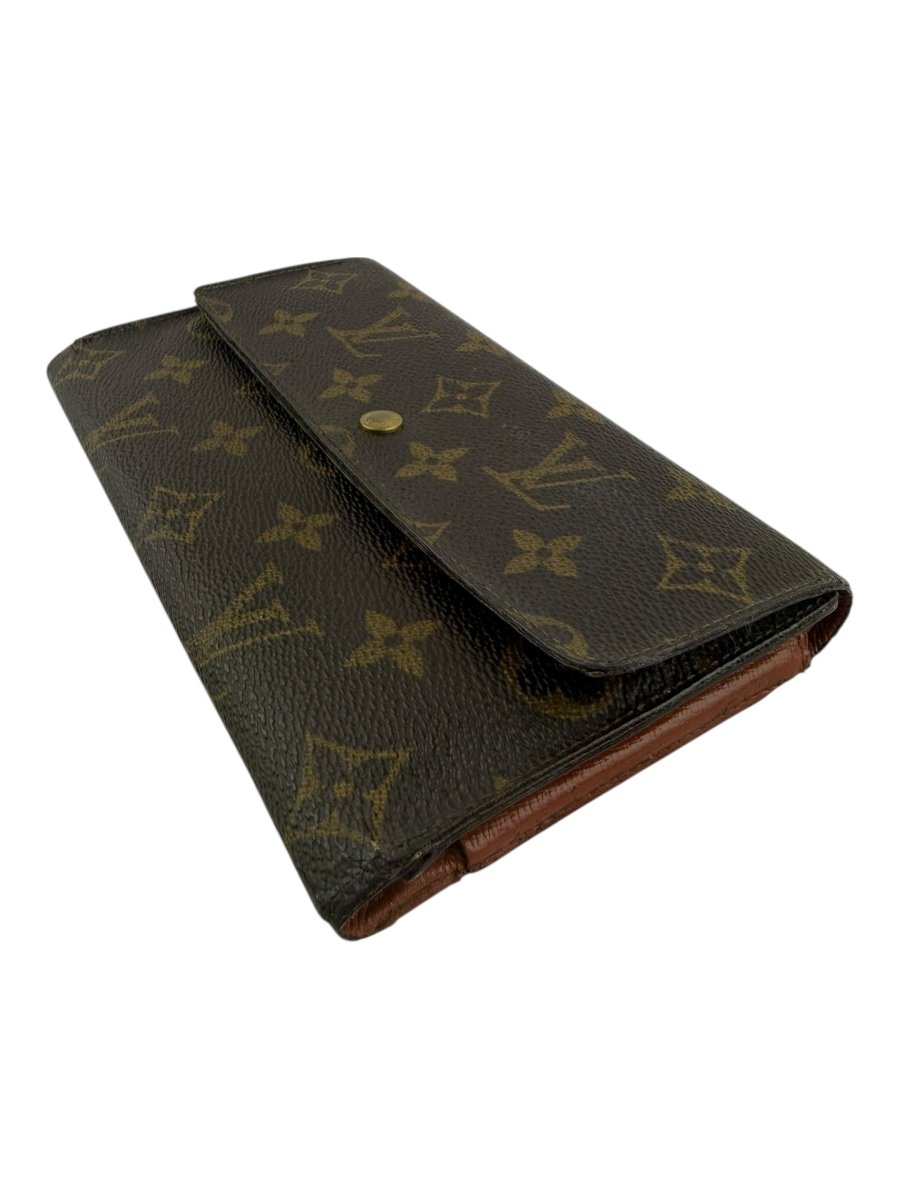 Louis Vuitton Trifold Brown Monogram Femme Wallet - Lux Central