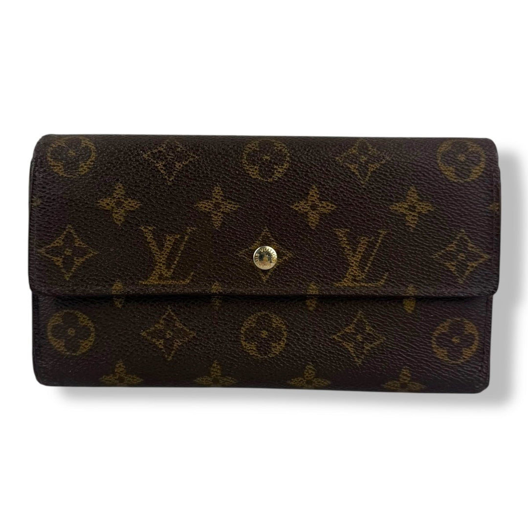 Louis Vuitton Trifold Brown Monogram Femme Wallet - Lux Central