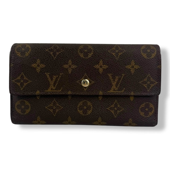 Louis Vuitton Trifold Brown Monogram Femme Wallet - Lux Central