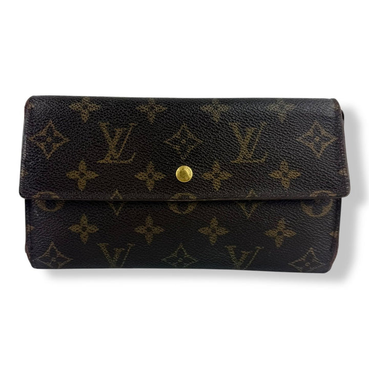 Louis Vuitton Trifold Brown Monogram Femme Wallet - Lux Central