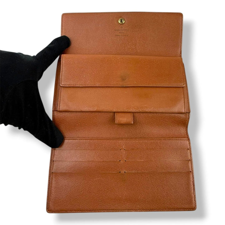 Louis Vuitton Trifold Brown Monogram Femme Wallet - Lux Central