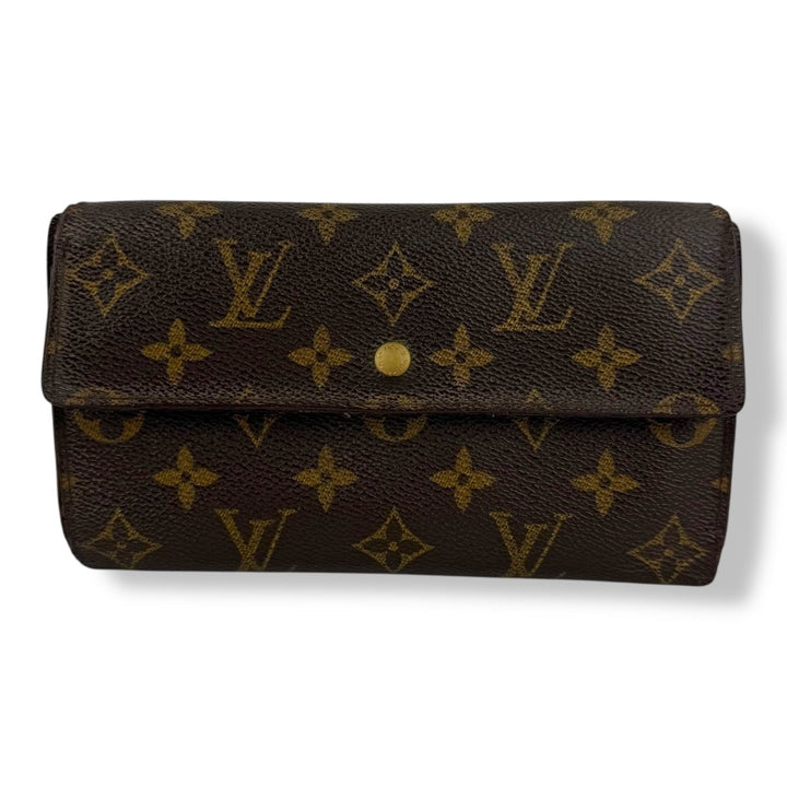 Louis Vuitton Trifold Brown Monogram Femme Wallet - Lux Central