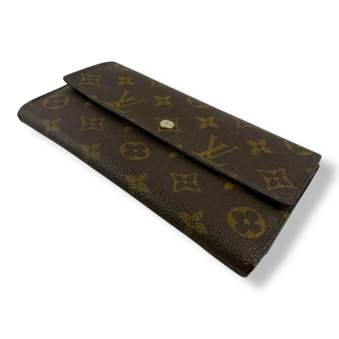 Louis Vuitton Trifold Brown Monogram Femme Wallet - Lux Central