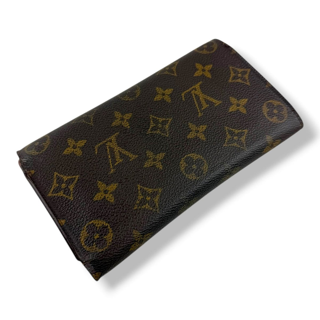 Louis Vuitton Trifold Brown Monogram Femme Wallet - Lux Central