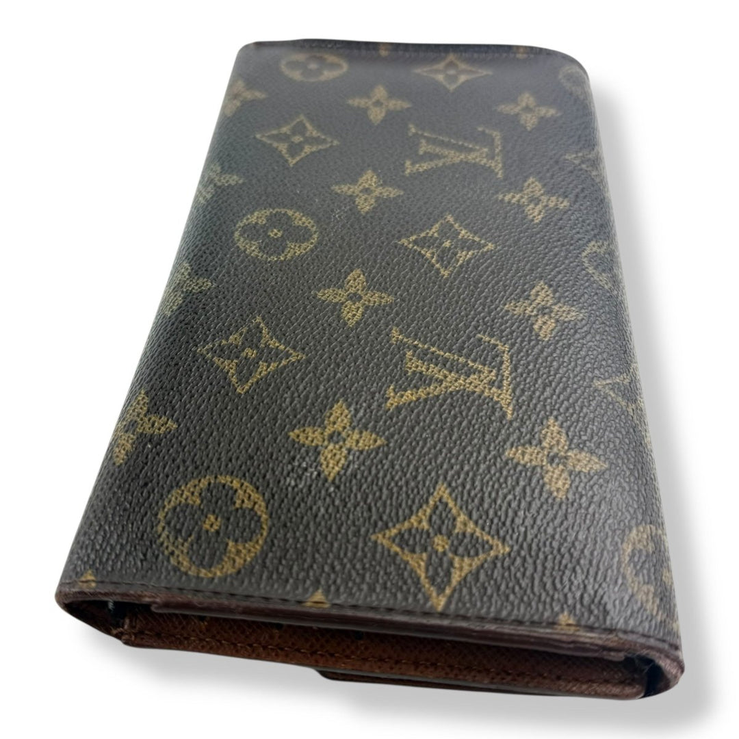 Louis Vuitton Trifold Brown Monogram Femme Wallet - Lux Central