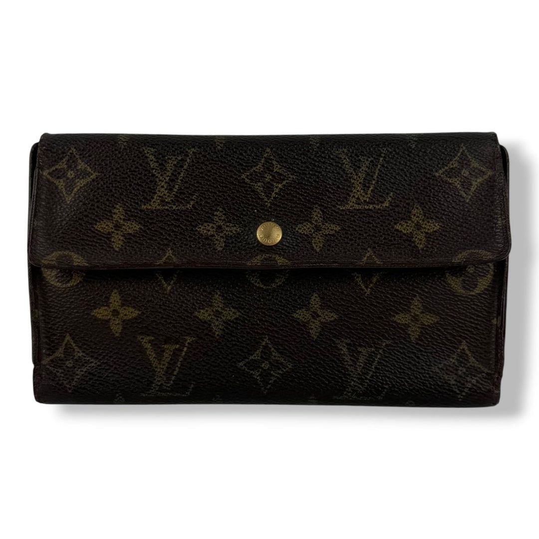 Louis Vuitton Trifold Brown Monogram Femme Wallet - Lux Central