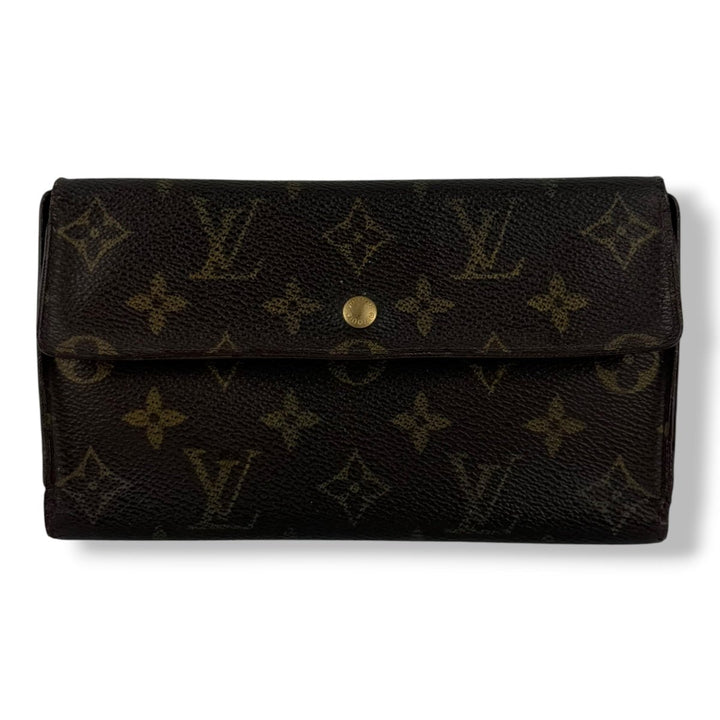 Louis Vuitton Trifold Brown Monogram Femme Wallet - Lux Central