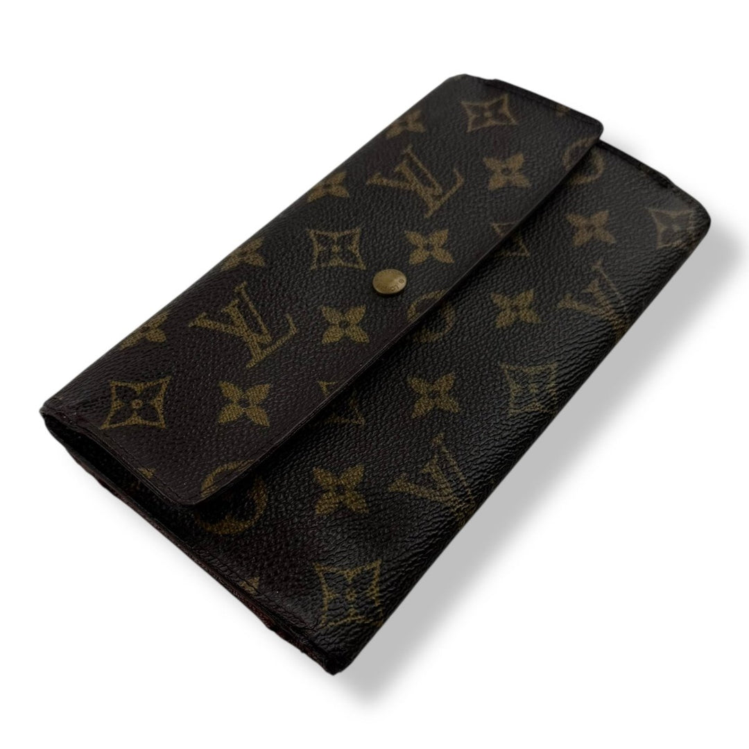 Louis Vuitton Trifold Brown Monogram Femme Wallet - Lux Central