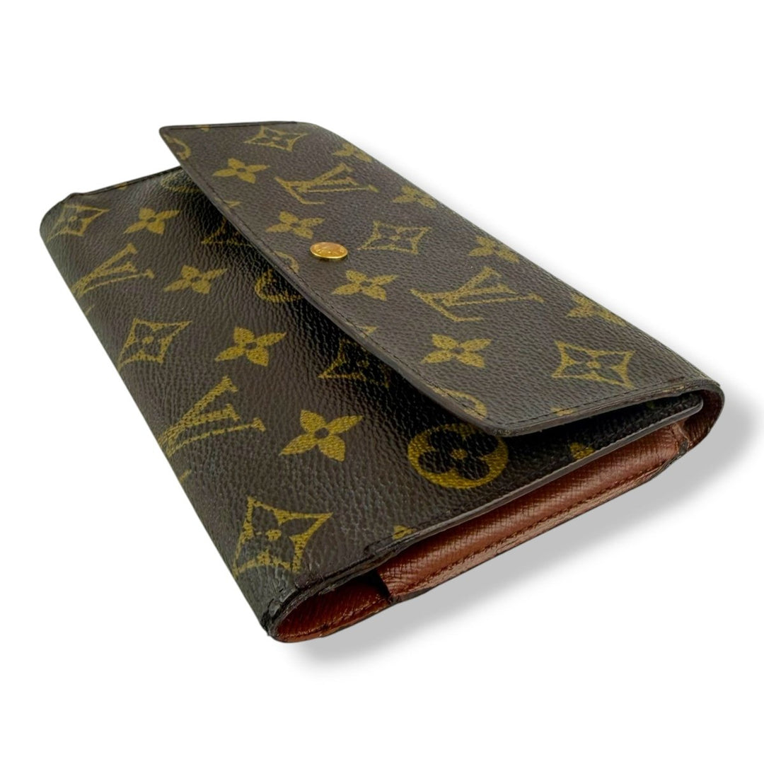 Louis Vuitton Trifold Brown Monogram Femme Wallet - Lux Central