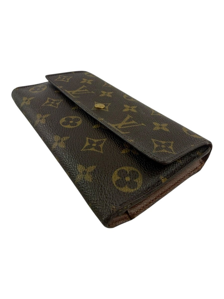 Louis Vuitton Trifold Brown Monogram Femme Wallet - Lux Central