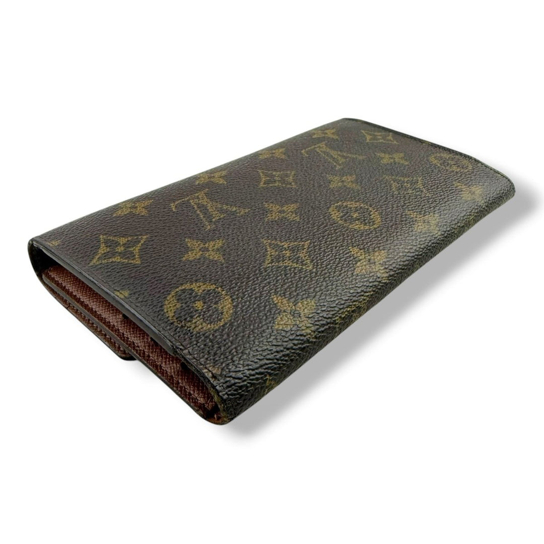 Louis Vuitton Trifold Brown Monogram Femme Wallet - Lux Central