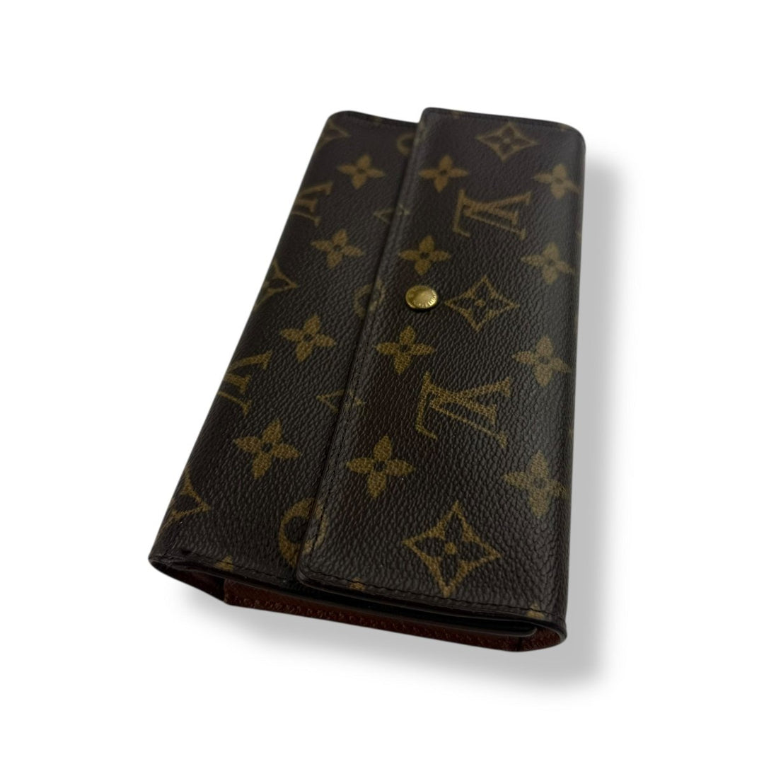 Louis Vuitton Trifold Brown Monogram Femme Wallet - Lux Central