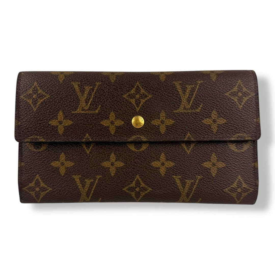 Louis Vuitton Trifold Brown Monogram Femme Wallet - Lux Central