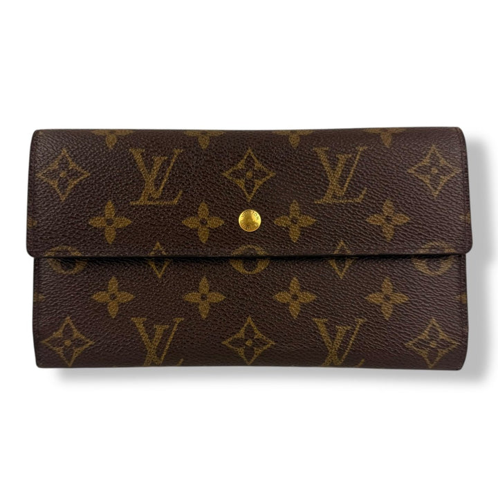 Louis Vuitton Trifold Brown Monogram Femme Wallet - Lux Central