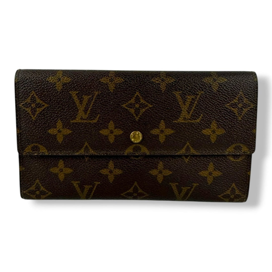 Louis Vuitton Trifold Brown Monogram Femme Wallet - Lux Central