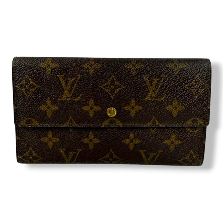 Louis Vuitton Trifold Brown Monogram Femme Wallet - Lux Central