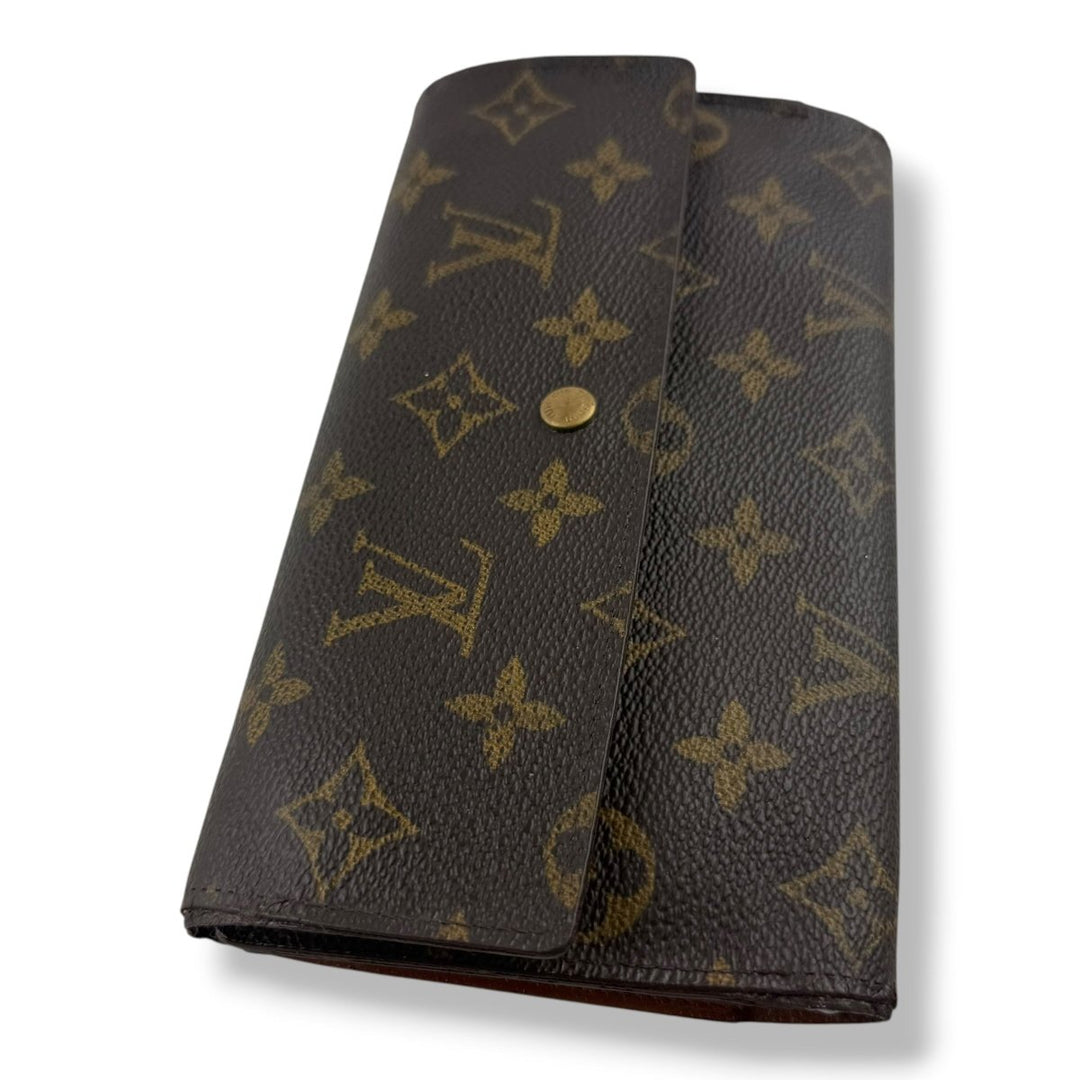 Louis Vuitton Trifold Brown Monogram Femme Wallet - Lux Central