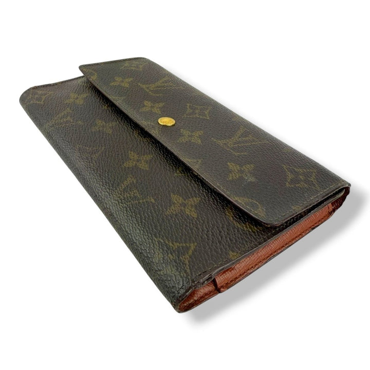 Louis Vuitton Trifold Brown Monogram Femme Wallet - Lux Central