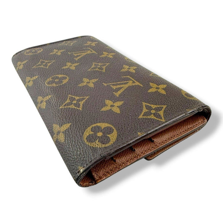 Louis Vuitton Trifold Brown Monogram Femme Wallet - Lux Central