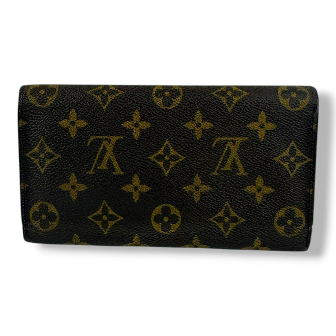 Louis Vuitton Trifold Brown Monogram Femme Wallet - Lux Central