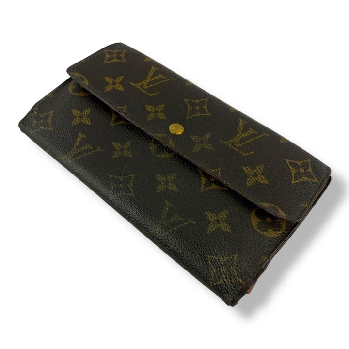 Louis Vuitton Trifold Brown Monogram Femme Wallet - Lux Central